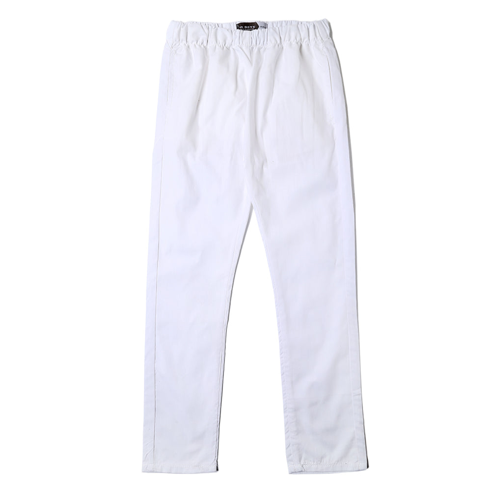 Boys White Eastern Trouser