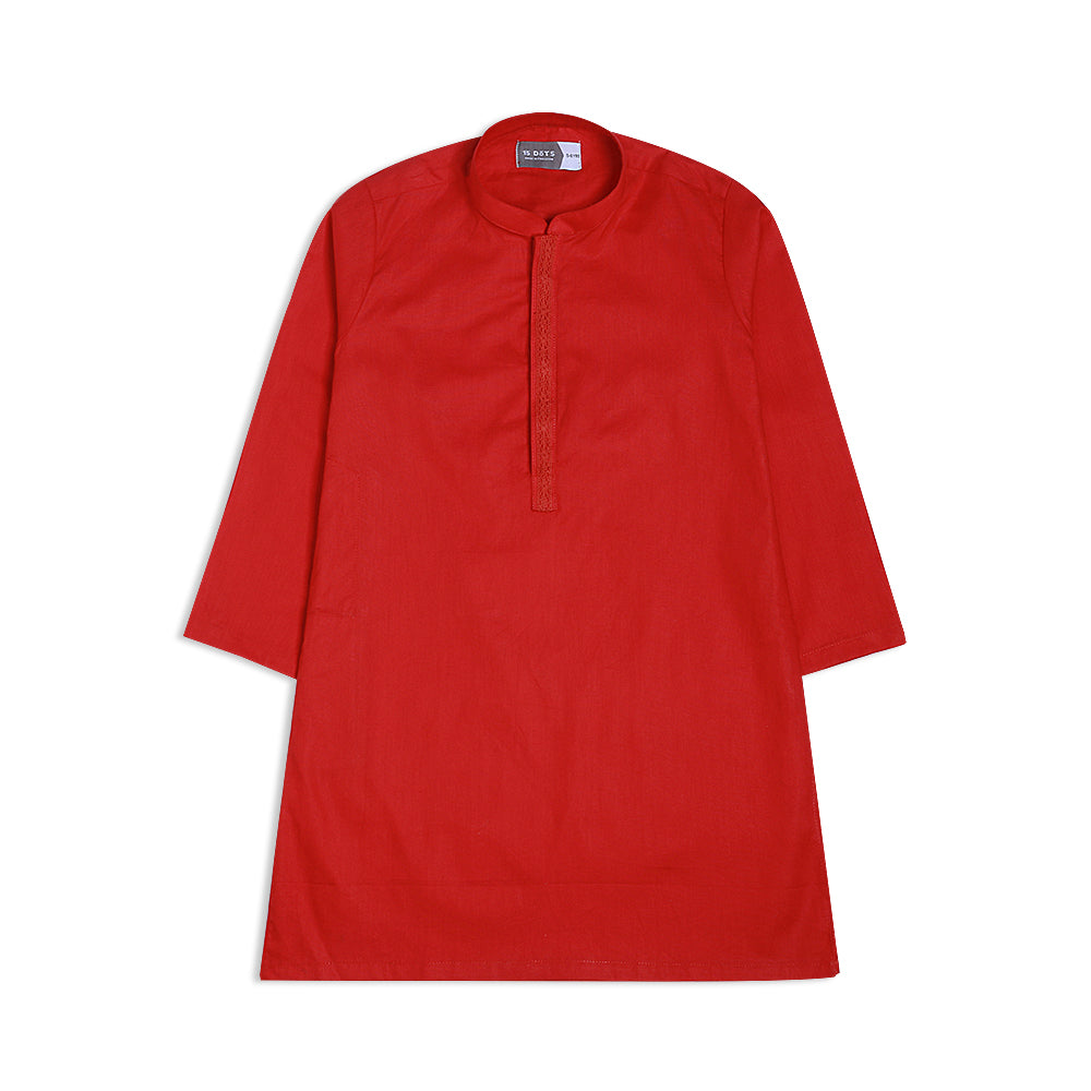 Red Boys Kurta