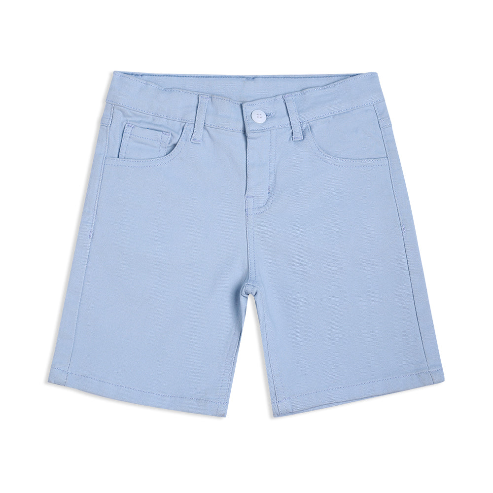 Blue Twill Shorts