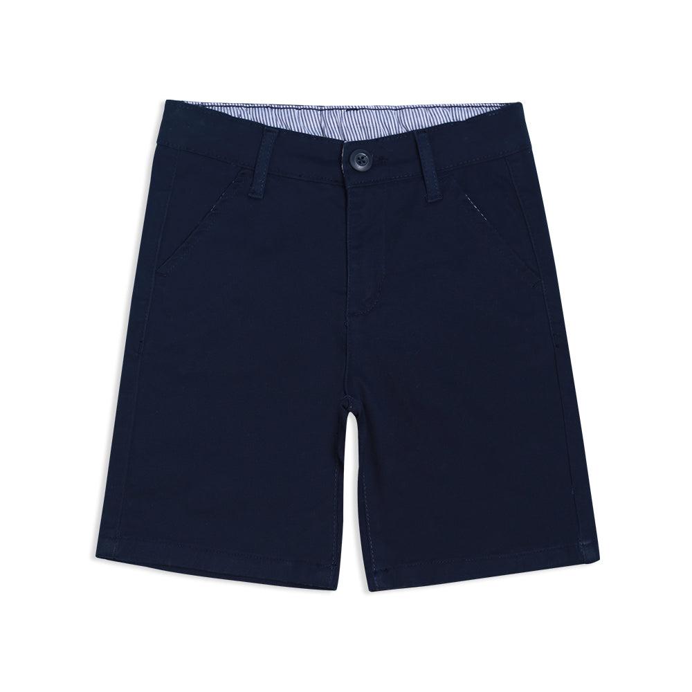 Navy Twill Shorts