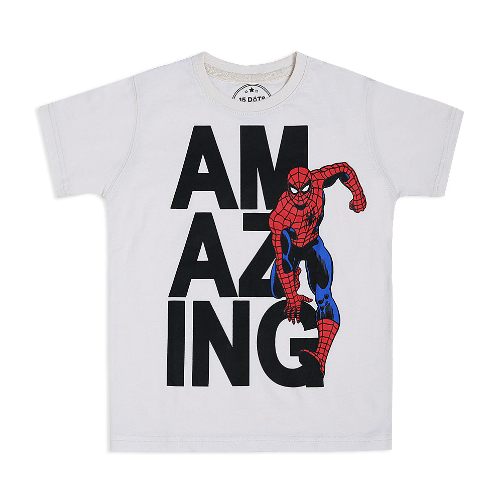 Spiderman Boys Whiet Tee