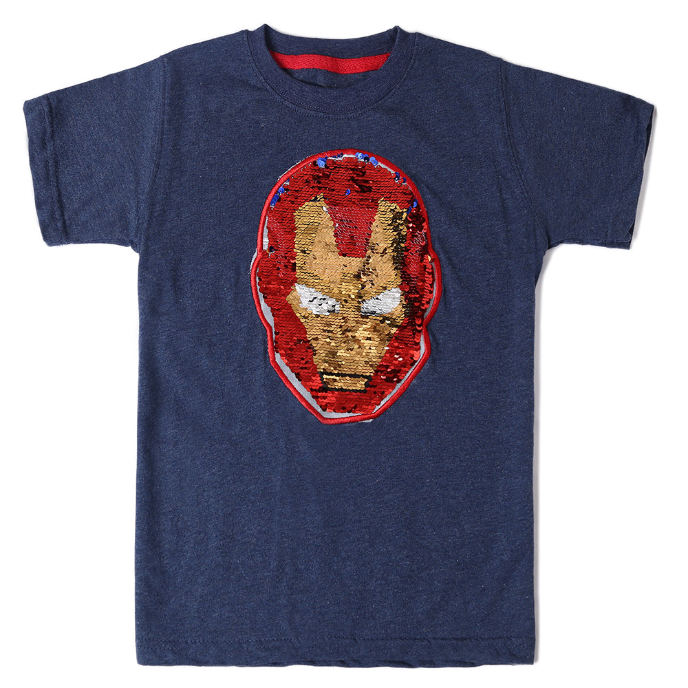 Blue Iron Man Sequence Tee Shirt