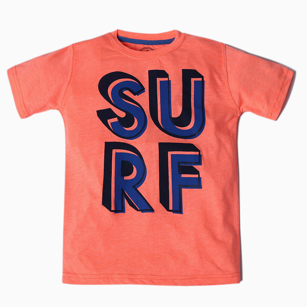 Surf Orange Boys Tee