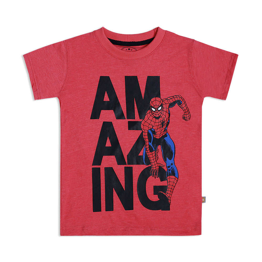 Spider Man Boys Red Tee