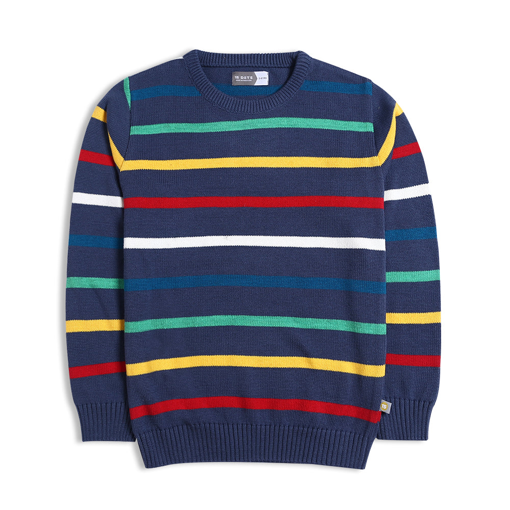 Boys Multi Color Sweater