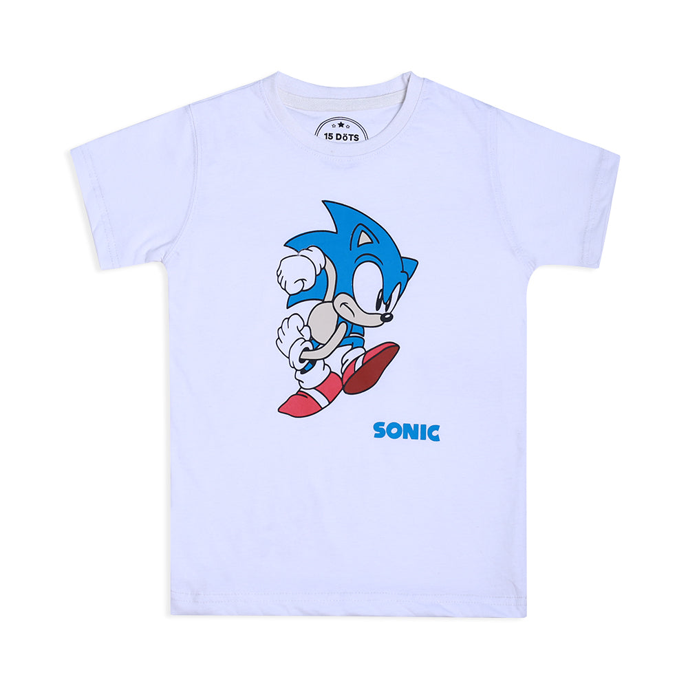 Sonic Boys White Tee