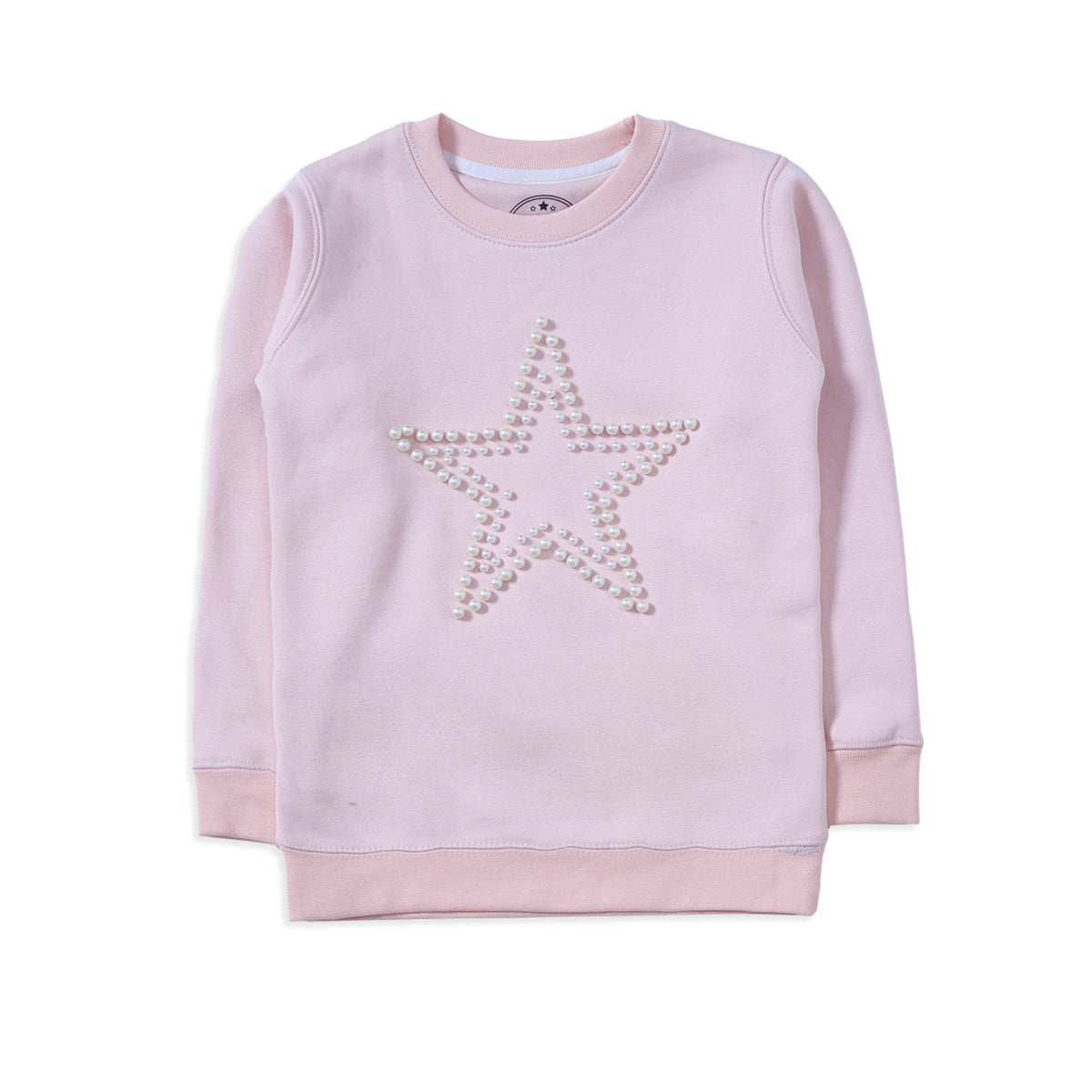 Pearl Star Pink Girls Sweatshirt