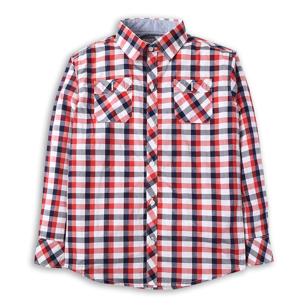 Check Shirt with Front Pockets